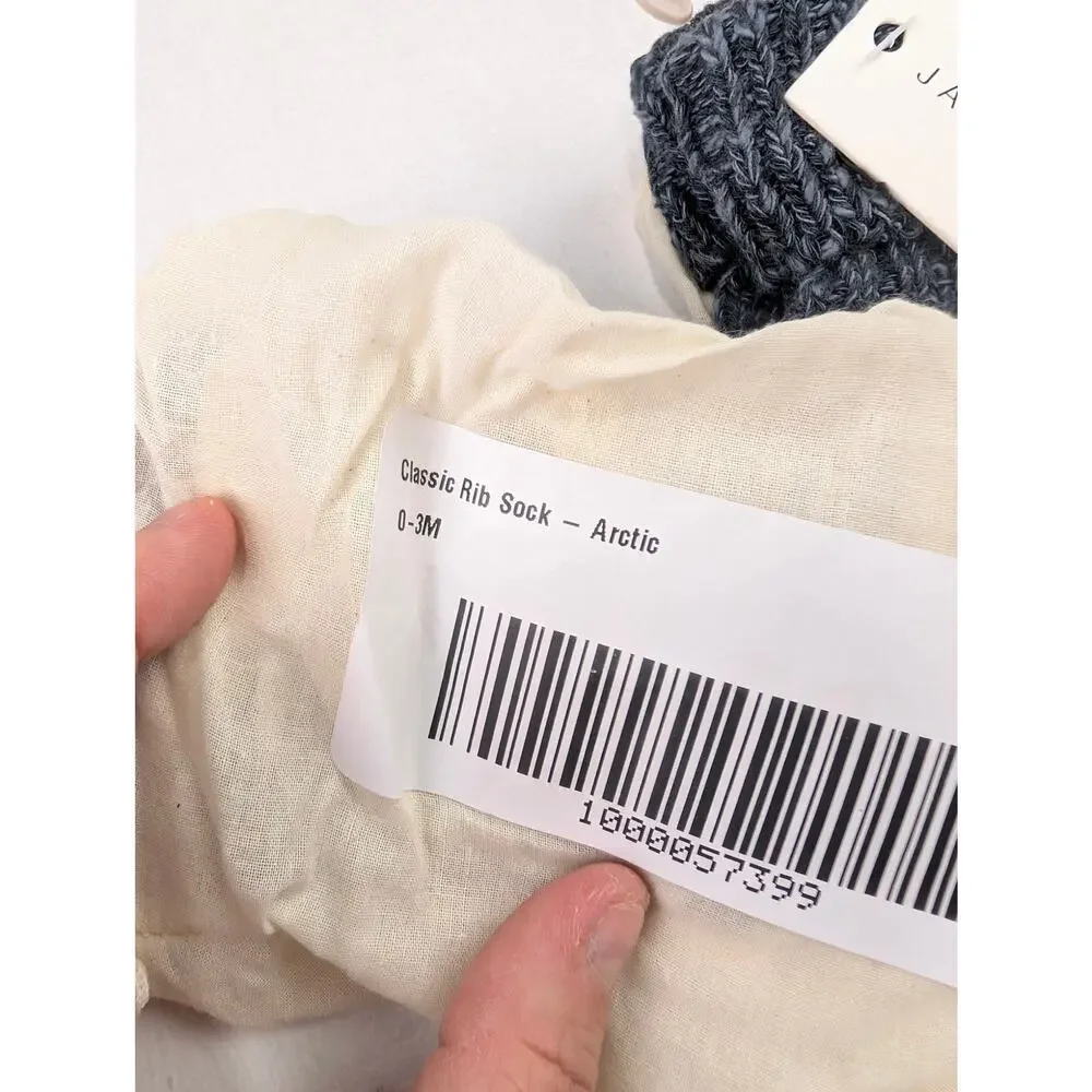 Jamie Kay 3 Pairs Baby 0-3 Months Fold Over Sock Bundle - Shades of Blue